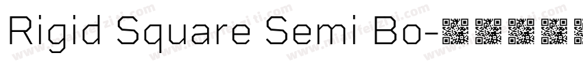 Rigid Square Semi Bo字体转换
